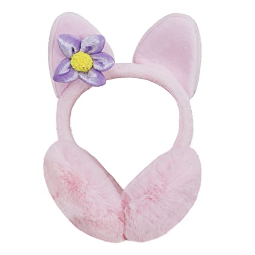 RUIXIA Kinder Ohrenschützer Flauschig Süße Katzenohren Design Winer Warm Ohrenwärmer Kopfbedeckungen Earmuffs Plüsch Ohrenschützer Kälteschutz Warmhalten Accessoire Outdoor für Mädchen Jungen Damen von RUIXIA