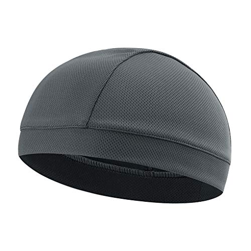 RUIXIA Unisex Motorrad Helmmütze Skull Cap Unterziehmütze Fahrrad Kappe Radsport Mützen Bandana Cap Beanie Hut UV Schutz Sonnenschutz Schweißschutz Atmungsaktiv Quick Dry für Alle Helme von RUIXIA