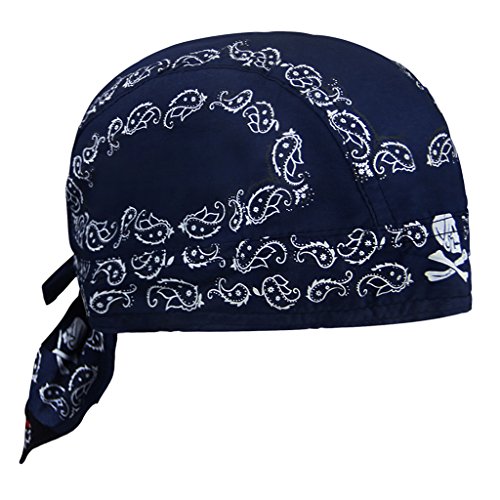 Sports Bandana Cap Herren Piratentuch Damen Baumwolle Kopftuch Hut Hip Hop Cap Outdoor Stirnband UV Schutz Mütze für Fahrrad Radsport Motorrad von RUIXIB