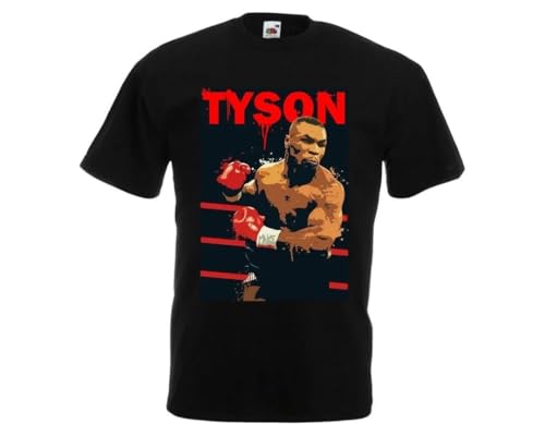 Mens T-Shirt - Mike Tyson Shirt - Boxing - Motif - Tyson - Iron Black L von RUIdrSEDFG