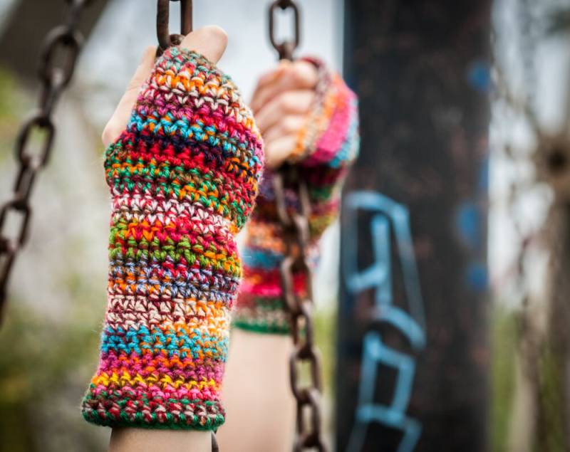 Mehrfarbige Armstulpen/Farbmischung Gehäkelt Regenbogen Halbe Finger Herbst Winter Accessoires Weihnachtsgeschenk Mehrfarbige Armstulpen/Farbmischung Gehäkelt Regenbogen Halbe Finger Herbst Winter Accessoires Weihnachtsgeschenk von RUKAMIshop