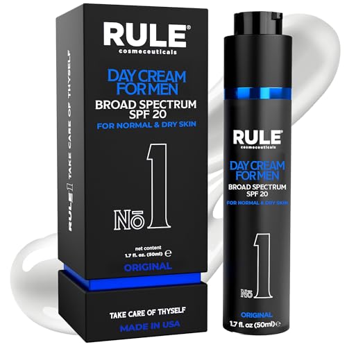 RULE COSMECEUTICALS - Tagescreme Nr. 1, Gesichtsfeuchtigkeitscreme für Männer, 10-in-1-Gesichtscreme für Männer, Gesichtsfeuchtigkeitscreme mit LSF 20 RULE COSMECEUTICALS - Tagescreme Nr. 1, Gesichtsfeuchtigkeitscreme für Männer, 10-in-1-Gesichtscreme für Männer, Gesichtsfeuchtigkeitscreme mit LSF 20 von RULE COSMECEUTICALS