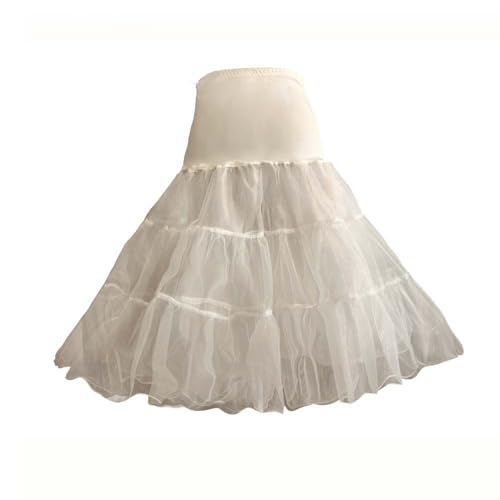 RULTA 50er Jahre Frauen Retro Petticoat Unterrock Vintage A-Linie Crinoline Halb Slips Rockabilly Tutu Rock von RULTA