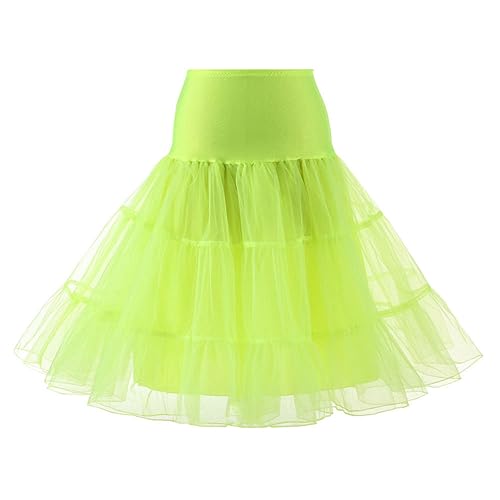 RULTA Damen 1950 Petticoat Reifrock Unterrock Vintage Crinoline Halb Slips Underskirt Rockabilly Kleid Tutu Rock von RULTA