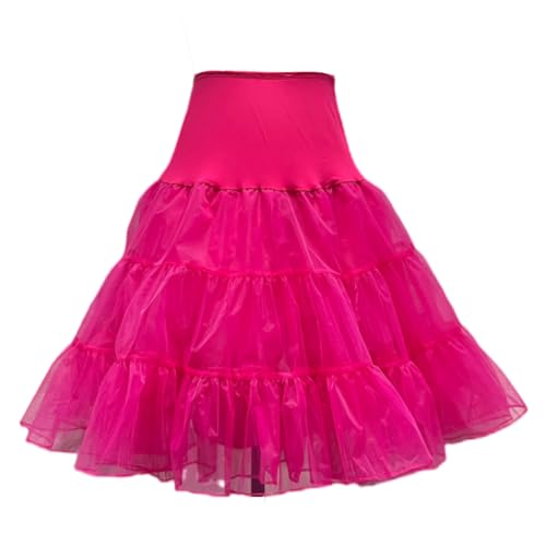 RULTA 50er Jahre Frauen Retro Petticoat Unterrock Vintage A-Linie Crinoline Halb Slips Rockabilly Tutu Rock von RULTA