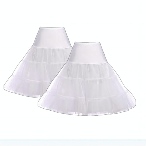 RULTA Damen 1950 Petticoat Reifrock Unterrock Vintage Crinoline Halb Slips Underskirt Rockabilly Kleid Tutu Rock von RULTA