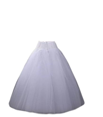 RULTA Damen A-line Hoopless Petticoat 3 Layers Brautkleid Unterrock weiß ärmellos flauschig Mehrschichtig Ballkleider. von RULTA