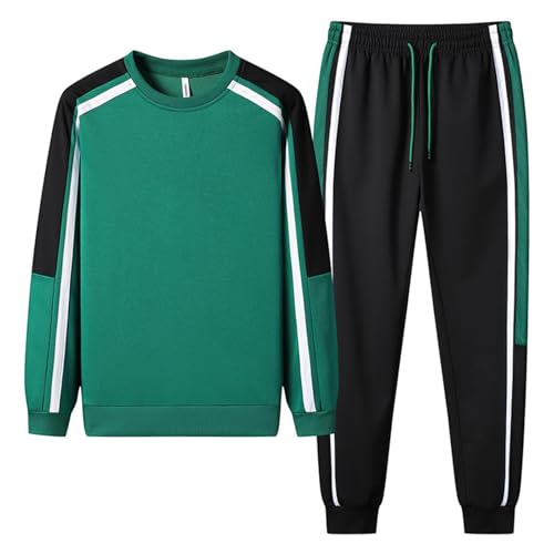 RUMAOZIA 2024 Herren Jogginganzug Trainingsanzug Sportanzug mit Color Blocking Gym Fitness Sportanzug Freizeitanzug Set Männer Jogging Anzug Set 2 Piece Sweatshirt Jogginghose Set Jogginganzug RUMAOZIA 2024 Herren Jogginganzug Trainingsanzug Sportanzug mit Color Blocking Gym Fitness Sportanzug Freizeitanzug Set Männer Jogging Anzug Set 2 Piece Sweatshirt Jogginghose Set Jogginganzug von RUMAOZIA