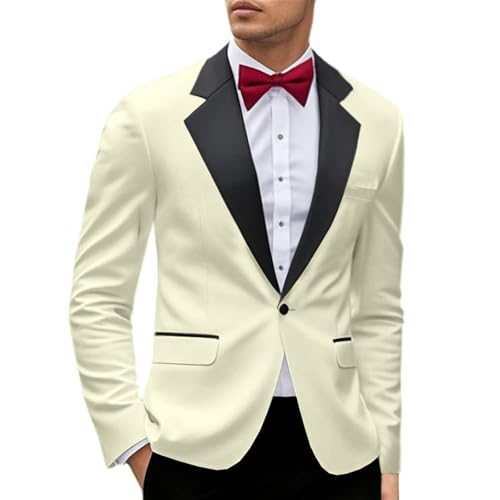 RUMAOZIA Anzug Herren Sakko Leicht Freizeit Anzug Blazer Anzugjacken Sportlich Zu Business Herrensakko Sportsakko Sommerjacke Modern Jackett Regular Fit Jacken Sport Mantel Dünn Anzugjacke von RUMAOZIA