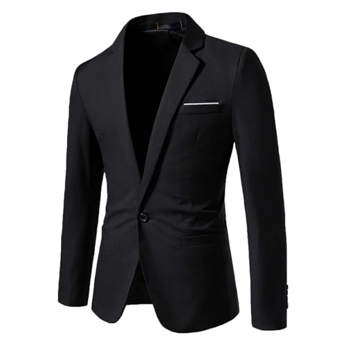 RUMAOZIA Anzug Herren Sakko Leicht Freizeit Anzug Blazer Anzugjacken Sportlich Zu Business Herrensakko Sportsakko Sommerjacke Modern Jackett Regular Fit Jacken Sport Mantel Dünn Anzugjacke von RUMAOZIA
