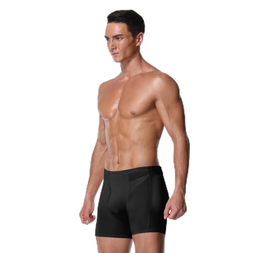 RUMAOZIA Herren Kompression Unterhosen Boxershorts Shapewear Männer Atmungsaktive Retroshorts Figurformende Unterwäsche Abnehmen Hohe Taille Body Shaper Kompressionshosen von RUMAOZIA
