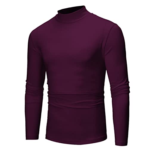 RUMAOZIA Herren Thermo-Unterhemd Langarm Rollkragenpullover Shirt Weich Atmungsaktiv und Warm Rollkragen Shirt Weiche Herbst Winter Top Elastisch Thermounterwäsche Oberteil Kompression Tops RUMAOZIA Herren Thermo-Unterhemd Langarm Rollkragenpullover Shirt Weich Atmungsaktiv und Warm Rollkragen Shirt Weiche Herbst Winter Top Elastisch Thermounterwäsche Oberteil Kompression Tops von RUMAOZIA