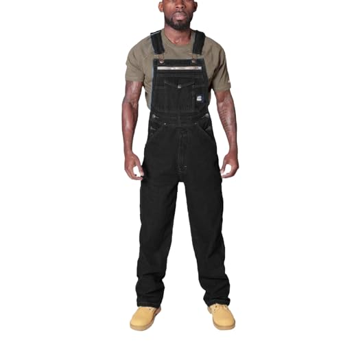 RUMAOZIA Latzhose Herren Arbeitshose Schutz-Latzhose Alle Jahreszeiten Arbeits-Latzhose Herren Jeans Latzhose Mit Taschen Jeans Latzhose Und Hosenträger Overall Workwear Pants von RUMAOZIA
