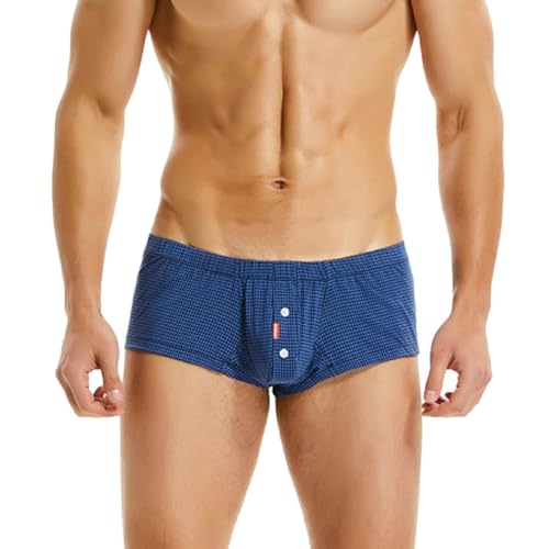 RUMAOZIA Low Rise Herren Non-Stretch Unterwäsche Männer Boxershorts Mini Trunks Boxerbriefs Designer Unterhose Shorts von RUMAOZIA