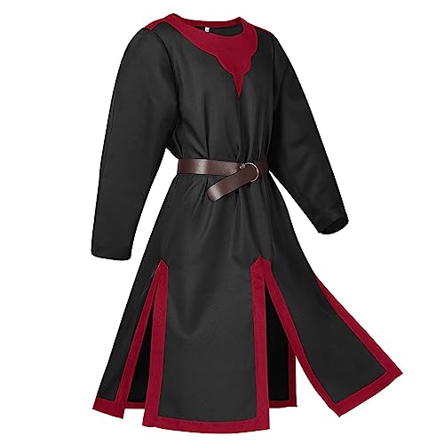 RUMAOZIA Mittelalter Tunika Tempel Fasching Karneval LARP Cosplay Waffenrock - Herren Tempelritter Mittelalter Kostüm Halloween Ritter Kostüm Tempelritter Kreuzritter Wikinger RUMAOZIA Mittelalter Tunika Tempel Fasching Karneval LARP Cosplay Waffenrock - Herren Tempelritter Mittelalter Kostüm Halloween Ritter Kostüm Tempelritter Kreuzritter Wikinger von RUMAOZIA