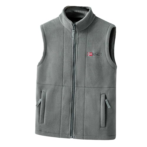 RUMAOZIA Teddy Fleece Weste Damen,Herbst Winter Warm Ärmellos Westen Bequeme Thermo Weste Stehkragen Fleeceweste Männer Arbeitsweste Pelzjacke Leicht Casual Einfarbig Damenweste Herbstmantel von RUMAOZIA