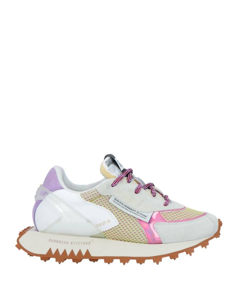 RUN OF Sneakers Damen Hellgrau von RUN OF