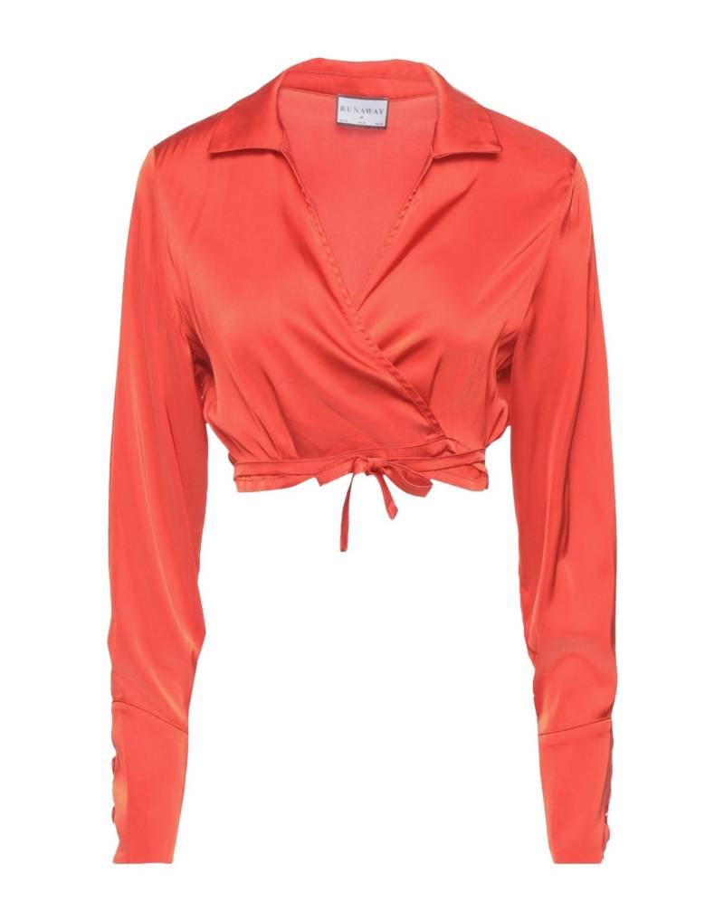 RUNAWAY THE LABEL Hemd Damen Rostrot von RUNAWAY THE LABEL