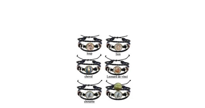 Lederarmband Pferd/Wolf/Löwe/Eule/Leonardo Da Vinci Lederarmband Pferd/Wolf/Löwe/Eule/Leonardo Da Vinci von RUNESCreationsNADE