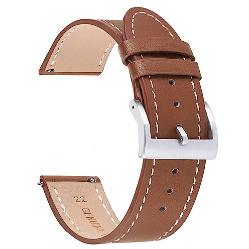 RUNMIND Uhrenarmband aus echtem Leder, für Damen, Sport-Schnellverschluss, Ersatz-Uhrenarmband, 20 mm, Leder RUNMIND Uhrenarmband aus echtem Leder, für Damen, Sport-Schnellverschluss, Ersatz-Uhrenarmband, 20 mm, Leder von RUNMIND