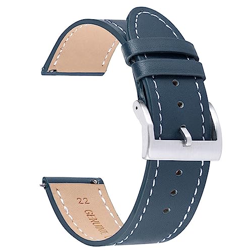 RUNMIND Uhrenarmband aus echtem Leder, für Damen, Sport-Schnellverschluss, Ersatz-Uhrenarmband, 24 mm, Leder RUNMIND Uhrenarmband aus echtem Leder, für Damen, Sport-Schnellverschluss, Ersatz-Uhrenarmband, 24 mm, Leder von RUNMIND