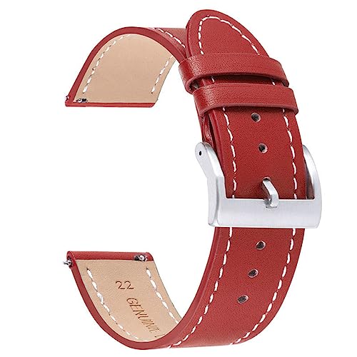 RUNMIND Uhrenarmband aus echtem Leder, für Damen, Sport-Schnellverschluss, Ersatz-Uhrenarmband, 24 mm, Leder RUNMIND Uhrenarmband aus echtem Leder, für Damen, Sport-Schnellverschluss, Ersatz-Uhrenarmband, 24 mm, Leder von RUNMIND