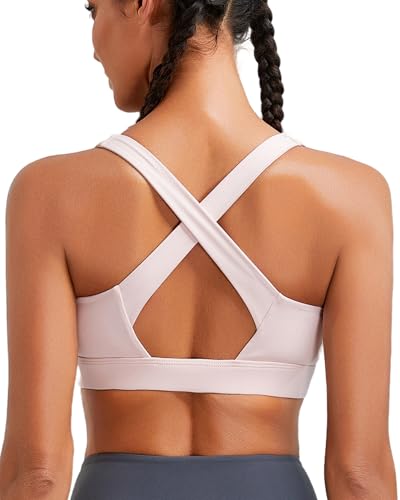 RUNNING GIRL High Impact Sport-BHs für Damen, hohe Unterstützung, Laufriemen, Sport-BH mit eingenähten Pads von RUNNING GIRL