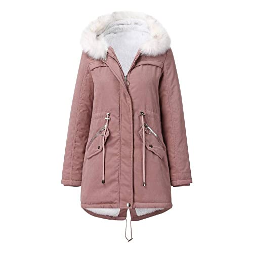 Herbst Winter Jacken Für Damen Winterjacke Wasserdicht Parka übergang Wintermäntel üBergangsmantel Damenparkajacke Modern Lang Elegant Outdoor Mantel Winterjacke Gefüttert Winterparka Wasserdicht von RUNYN