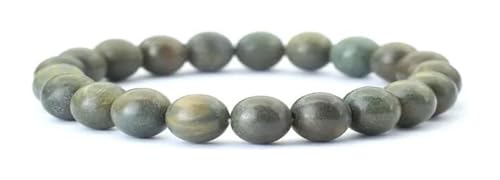 RURUR Wood Bead Bracelet，Natural Wooden Bracelet 10mm Beads Braclet Leisure ﻿(Bronze) von RURUR