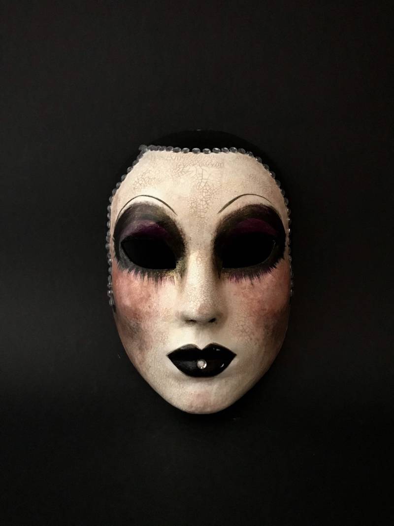 Made To Order .flapper Maske. Flapper Mädchen. Flapperkunst. Masquerade Maske.burlesque von RUUA