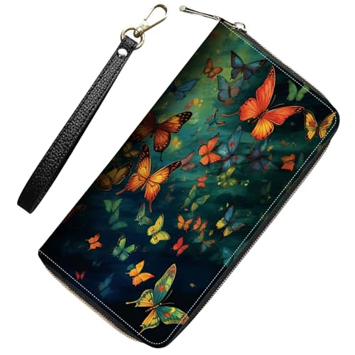 RUUHLJLET Damen-Geldbörse, RFID-blockierend, großes Fassungsvermögen, Geldbörse FBA-XRH-03 von RUUHLJLET