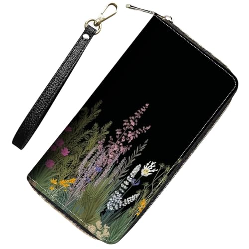 RUUHLJLET Damen-Geldbörse, RFID-blockierend, großes Fassungsvermögen, Geldbörse FBA-XRH-04, Minimalistisch von RUUHLJLET