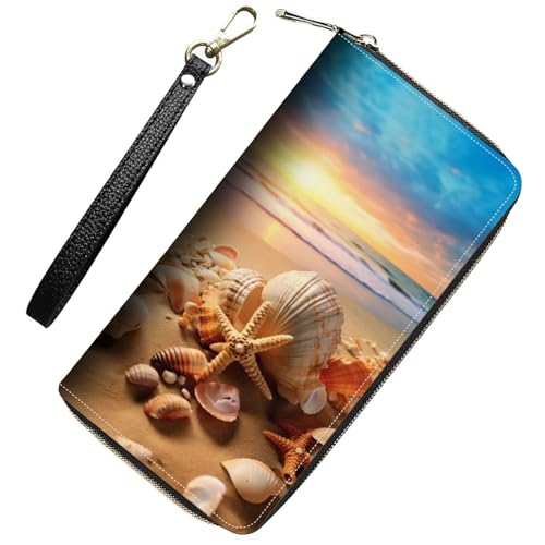 RUUHLJLET Damen-Geldbörse, RFID-blockierend, großes Fassungsvermögen, Geldbörse FBA-XRH-09, Minimalistisch von RUUHLJLET