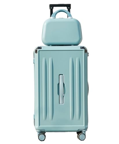 RUVOO Koffer Trolley Reisekoffer Gepäcksets, 2-teilig, Langlebige Gepäcksets, Handgepäck-Kofferset Für Damen Und Herren Koffer Gepäck Rollkoffer (Color : C, Size : 22in) von RUVOO