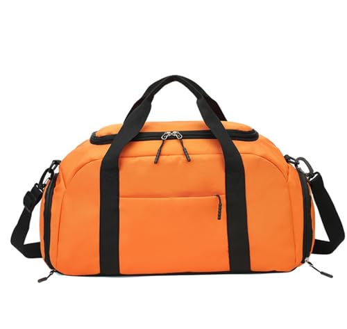 Reisetasche Sporttasche Sporttasche Für Damen, Handgepäcktasche Für Den Wochenendausflug, Reisetasche Mit Trolley-Hülle Reisetaschen (Color : C, Size : 49 * 28 * 29cm) von RUVOO