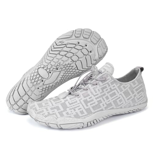 RUYI Barfußschuhe Damen Herren Barfussschuhe, Schnell Trocknend Badeschuhe Traillaufschuhe mit Weich Dicke Sohle, rutschfest Wasserschuhe Fitnessschuhe RUYI Barfußschuhe Damen Herren Barfussschuhe, Schnell Trocknend Badeschuhe Traillaufschuhe mit Weich Dicke Sohle, rutschfest Wasserschuhe Fitnessschuhe von RUYI