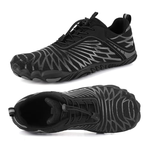 RUYI Barfußschuhe Damen Herren Barfussschuhe Minimalistische Traillaufschuhe Atmungsaktiv Walkingschuhe mit Breiter Zehenbox & Zero-Drop Sohle - Unterstützt einen Gesunden Gang RUYI Barfußschuhe Damen Herren Barfussschuhe Minimalistische Traillaufschuhe Atmungsaktiv Walkingschuhe mit Breiter Zehenbox & Zero-Drop Sohle - Unterstützt einen Gesunden Gang von RUYI