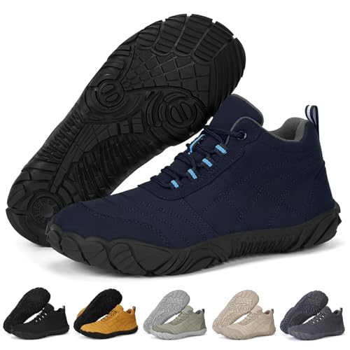 RUYI Barfußschuhe Herren Barfuss Schuhe Damen mit Breite Zehenbox und Zero-Drop Solhe Leicht Weich Fitnessschuhe Atmungsaktiv rutschfest Trekking-Wanderschuhe Walkingschuhe von RUYI