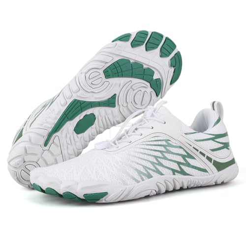 RUYI Barfußschuhe Herren Damen Barfussschuhe, Leichte Weich Traillaufschuhe Zehenschuhe, rutschfest Fitnessschuhe Atmungsaktiv Sportschuhe mit Breiter Zehenbox RUYI Barfußschuhe Herren Damen Barfussschuhe, Leichte Weich Traillaufschuhe Zehenschuhe, rutschfest Fitnessschuhe Atmungsaktiv Sportschuhe mit Breiter Zehenbox von RUYI