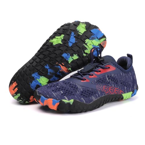 RUYI Barfußschuhe Kinder Barfussschuhe Jungen Mädchen Badeschuhe Schnell Trocknend Wasserschuhe Atmungsaktiv Strandschuhe rutschfest Wanderschuhe von RUYI