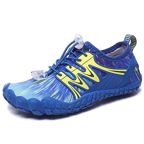 RUYI Barfußschuhe Kinder Barfussschuhe Jungen Mädchen Badeschuhe Schnell Trocknend Wasserschuhe Atmungsaktiv Strandschuhe rutschfest Wanderschuhe von RUYI