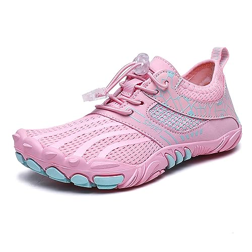 RUYI Barfußschuhe Kinder Barfussschuhe Jungen Mädchen Badeschuhe Schnell Trocknend Wasserschuhe Atmungsaktiv Strandschuhe rutschfest Wanderschuhe von RUYI