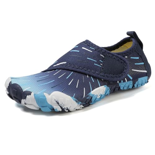 RUYI Barfußschuhe Kinder Barfussschuhe Jungen Mädchen Badeschuhe Schnell Trocknend Wasserschuhe Atmungsaktiv Strandschuhe rutschfest Wanderschuhe von RUYI