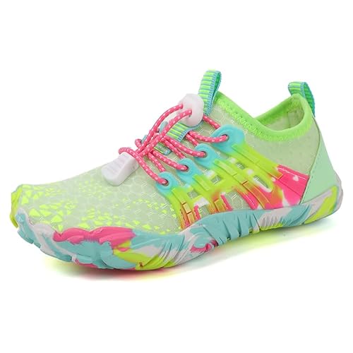 RUYI Barfußschuhe Kinder Barfussschuhe Jungen Mädchen Badeschuhe Schnell Trocknend Wasserschuhe Atmungsaktiv Strandschuhe rutschfest Wanderschuhe von RUYI