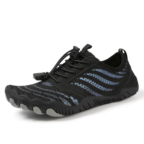 RUYI Barfußschuhe Kinder Barfussschuhe Jungen Mädchen Badeschuhe Schnell Trocknend Wasserschuhe Atmungsaktiv Strandschuhe rutschfest Wanderschuhe von RUYI