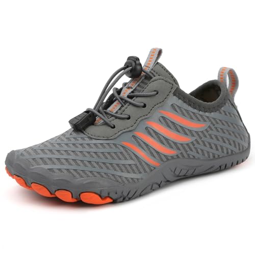 RUYI Barfußschuhe Kinder Barfussschuhe Jungen Mädchen Badeschuhe Schnell Trocknend Wasserschuhe Atmungsaktiv Strandschuhe rutschfest Wanderschuhe von RUYI