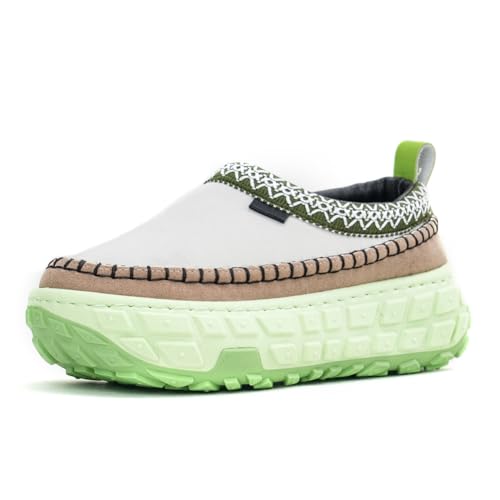 RUYI Damen Hausschuhe Winter Warme Gefüttert Plüsch Hausschuhe mit Dicker Sohle, Stylische Plateauschuhe Pantoffeln Frauen Rutschfeste Slipper für Outdoor/Indoor RUYI Damen Hausschuhe Winter Warme Gefüttert Plüsch Hausschuhe mit Dicker Sohle, Stylische Plateauschuhe Pantoffeln Frauen Rutschfeste Slipper für Outdoor/Indoor von RUYI