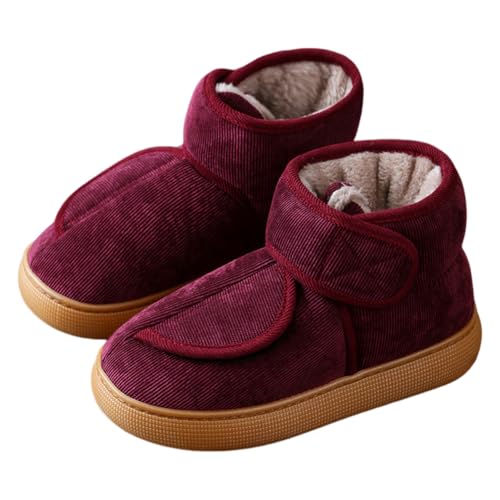 RUYI Diabetiker Hausschuhe Herren Damen Warm Hausschuhe Winter Verstellbar Klettverschluss Extra Weit Pantoffeln Bequemer Rehaschuhe für Senioren mit Rutschfeste Sohle RUYI Diabetiker Hausschuhe Herren Damen Warm Hausschuhe Winter Verstellbar Klettverschluss Extra Weit Pantoffeln Bequemer Rehaschuhe für Senioren mit Rutschfeste Sohle von RUYI