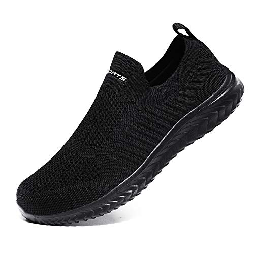 RUYI Slip On Sneaker Damen Herren Walkingschuhe Leichte Atmungsaktiv Turnschuhe Sportschuhe Memory Foam Freizeitschuhe Bequeme Schlupfschuhe von RUYI