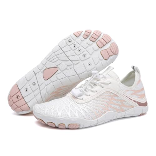 RUYI Unisex Barfußschuhe Damen Herren Traillaufschuhe, Weich Leicht Barfussschuhe Fitnessschuhe Atmungsaktiv Zehenschuhe mit Zero-Drop Solhe & Breiter Zehenbox von RUYI